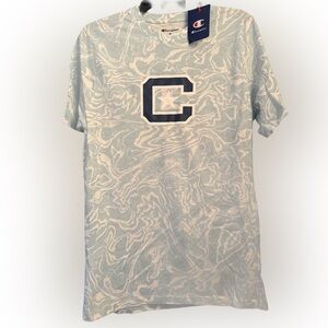 NWT Champion Blue and White Short Sleeve Tee